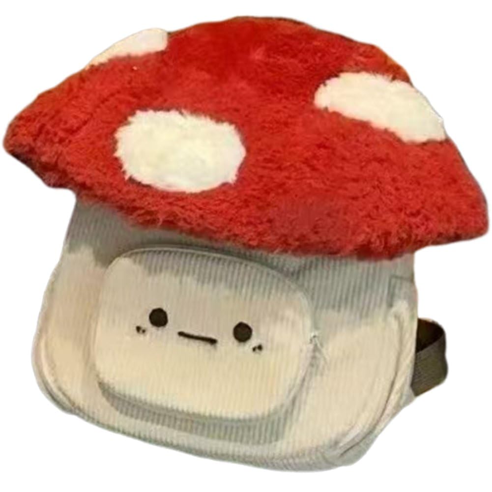 Mini sac à dos champignon pour femmes et filles idéal comme petit sac d'école