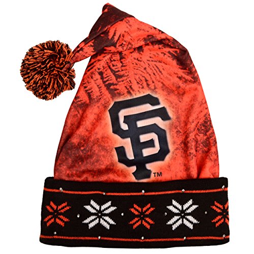 FOCO MLB Light Up Santa Hat