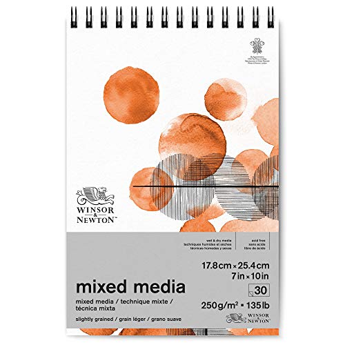 Winsor &Amp; Newton Bloc Papel Multi-Técnica(17,8 X 24,5 Cm), Blanco