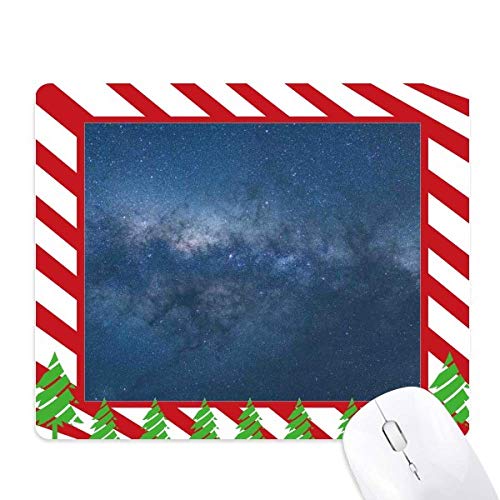 Tapis de souris galaxie étoiles bleues antidérapant contre la fatigue