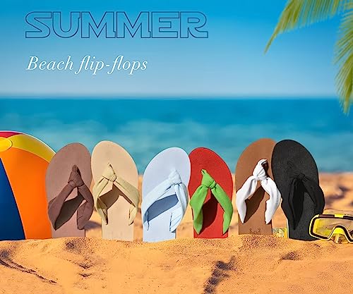Kuailu Flip Flops For Women With Arch Support Yoga Mat Comfortable Summer Beach Walking Thong Cushion Sandals Slip On Indoor Outdoor White Khaki Size 9 thumb #6