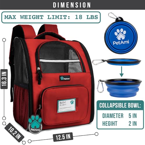 Sac à dos de transport ventilé pour grand chat à structure rigide - 3