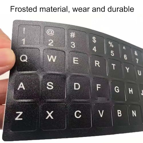 Pegatinas Letras Teclado Inglés Universal 3 Piezas miniatura 2