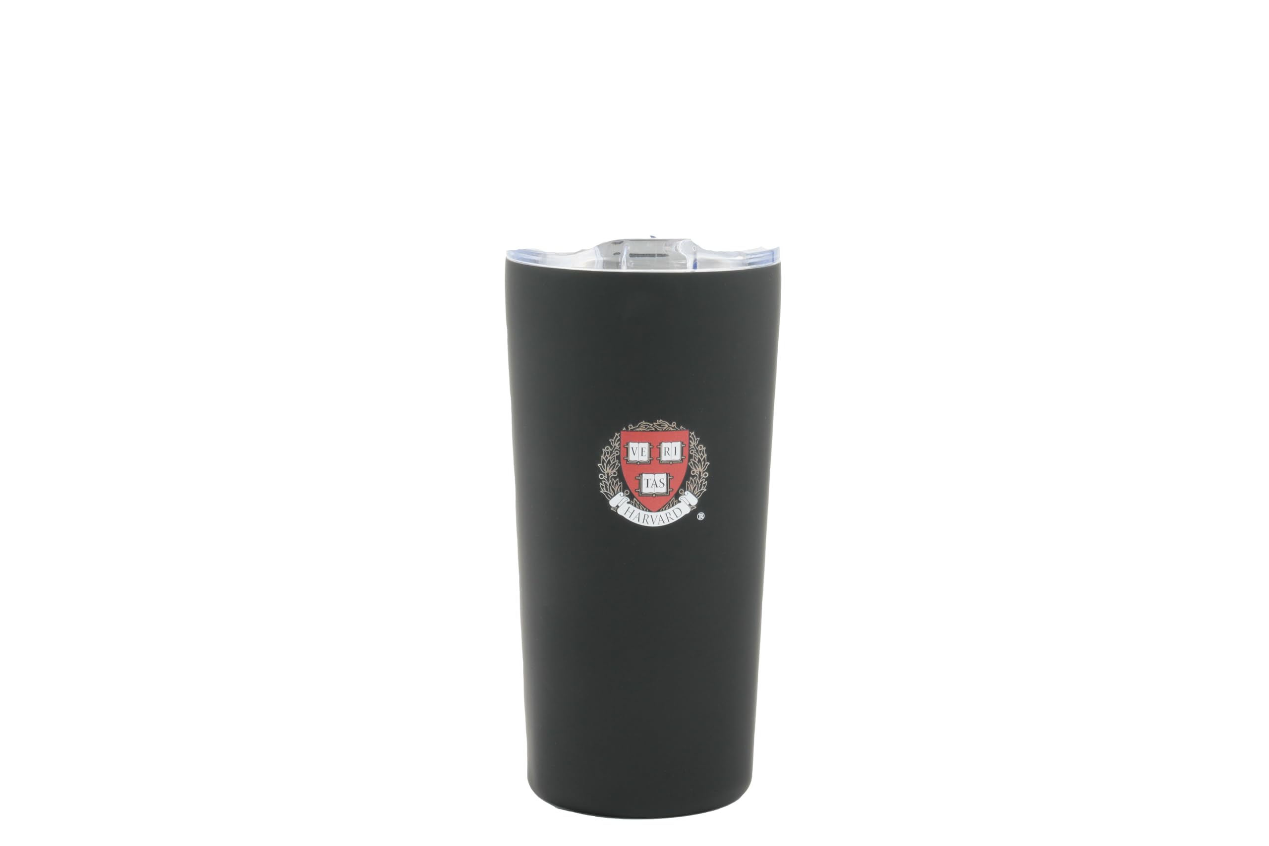 Decorvo Officially Licensed Collegiate Stainless Steel Tumbler - Double Walled Insulated Travel Tumbler with Slide Lid - 18 oz (Harvard)