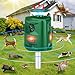 Price comparison product image Outdoor Cat Repeller, 360° Solar Ultrasonic Animal Repellent with Motion Sensor & LED Flashing Light, Cat Scarer 5 Modes Adjustable Waterproof Dog Rabbit Deer Squirrel Fox Deter for Garden