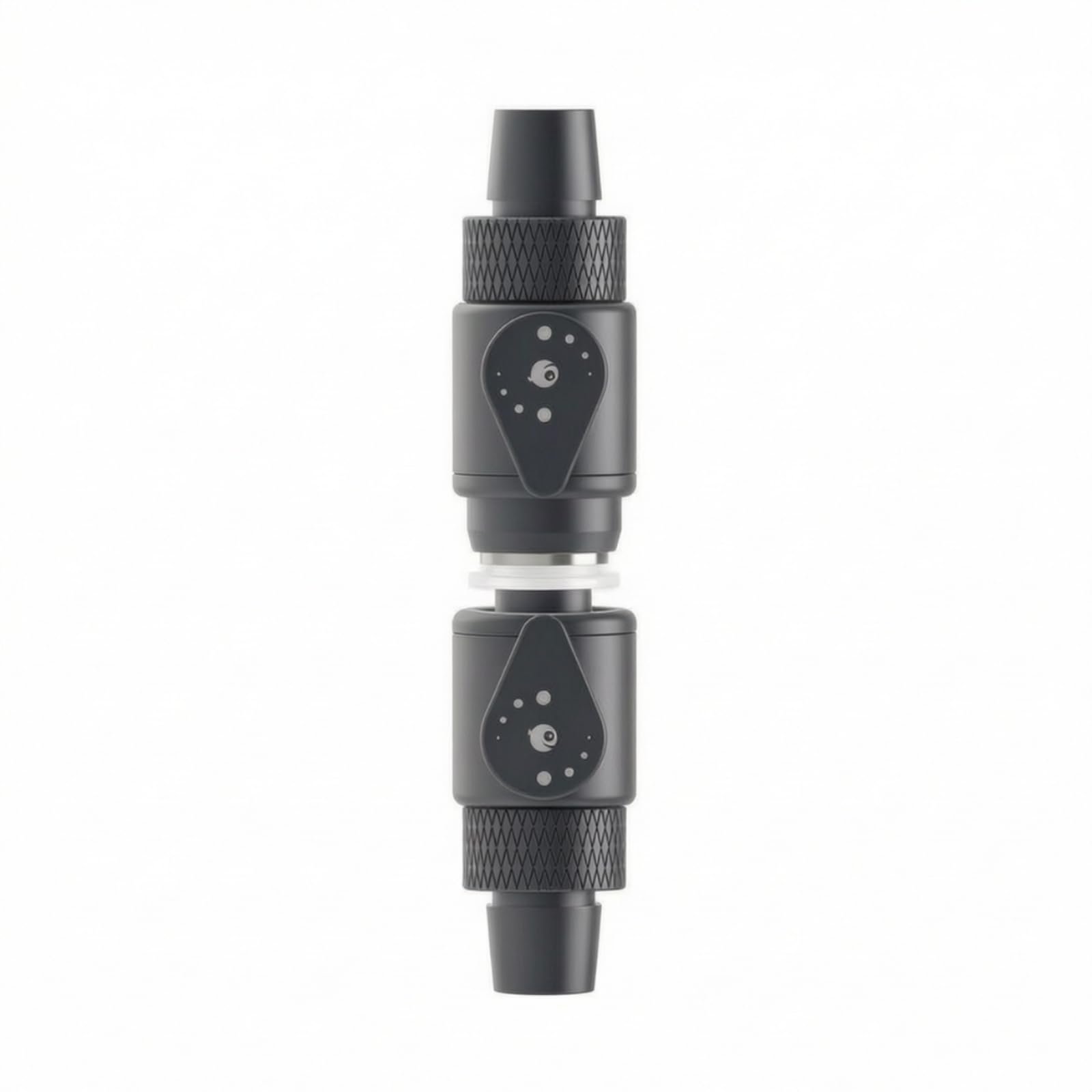 Aluminiumlegierungsventil Schlauchkupplung Absperrhahn Kugelventil Schnellkupplung Wasserabschaltung mit Rutschfestem Handgriff für Aquarium Filterbecken Reparatureinsatz, 16mm
