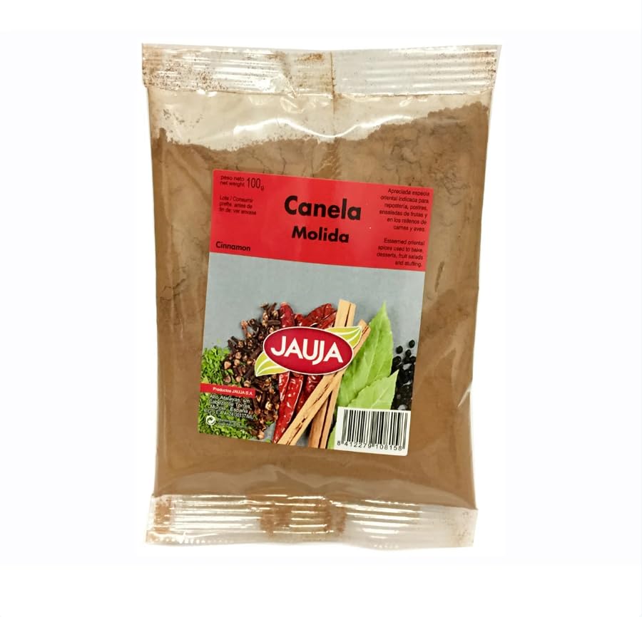 JAUJA Canela Molida, Ground Cinnamon Spice, 100g, Vietnam Origin