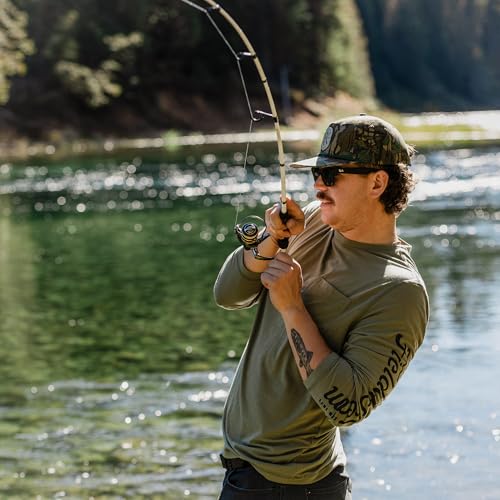 Image of Field & Stream Men's Roll Cast Long Sleeve Performance Tee Shirt with Drirelease