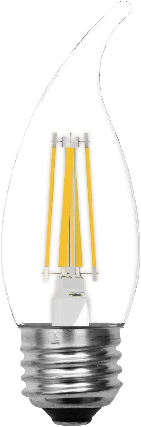 GE Lighting Relax LED Light Bulbs, 60 Watt Eqv, Soft White, Decorative Bulbs, Medium Base (2 Pack)