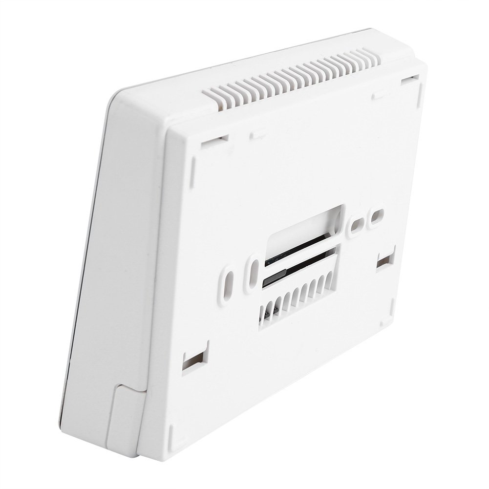 Termostato, Wireless Display LCD di grandi dimensioni Regolatore di temperatura programmabile digitale programmabile termostato per di riscaldamento caldaia murale(bianca)