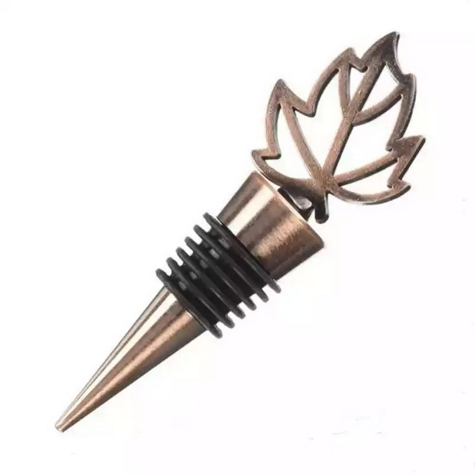 NEWFT Maple Decorative Bottle Stopper Reusable Wine Sealed Stopper For Champagne Whiskeys Liquor Vacuum Retain Freshness