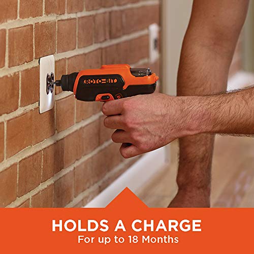 BLACK+DECKER 4V MAX Cordless Screwdriver with Bit Storage (BDCS50C)