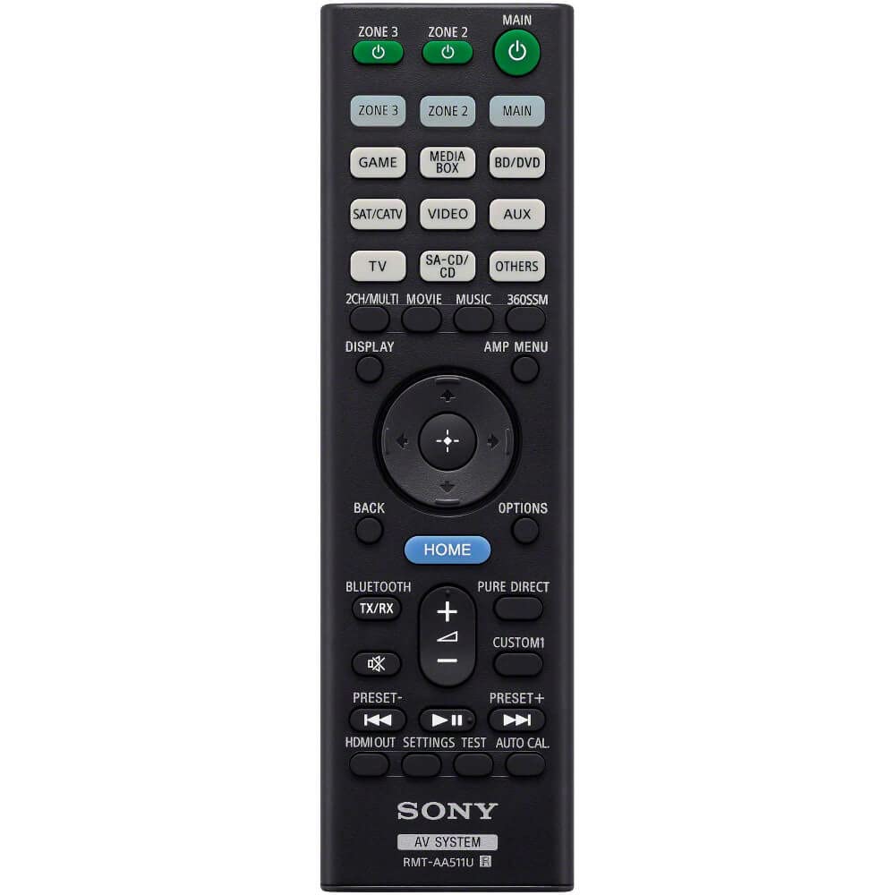 Amazon.com: (Renewed) Sony STR-AN1000 7.2 CH Surround Sound Home