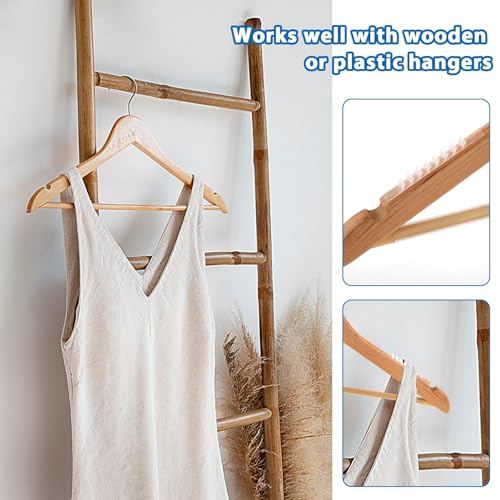 Image of 100 PCS Hangers with Anti-Slip Hangers Grips, Clothes Hanging, Secure Hanger for Wardrobe, Durable Clothes Hangers with Anti-Slip Technology, Premium Hanger Set for Home Use
