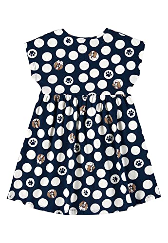 Vestido Infantil Estampa Poá Bee Loop Menina, Azul, 10
