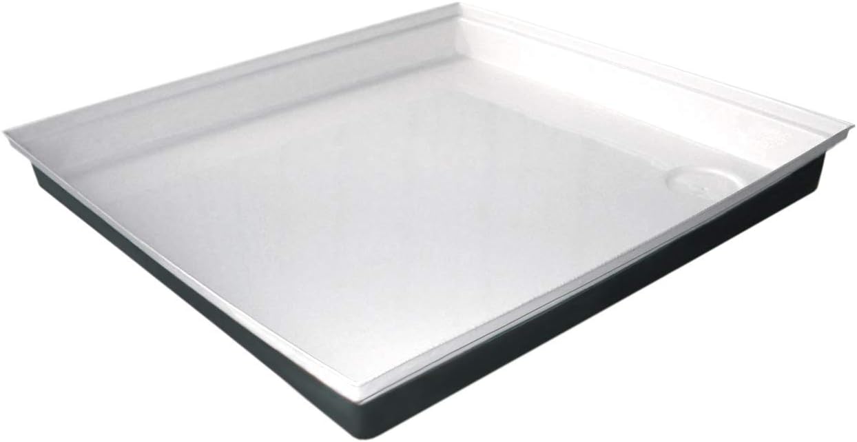 Icon 00461 Shower Pan SP100-27" x 24" x 4", Polar White