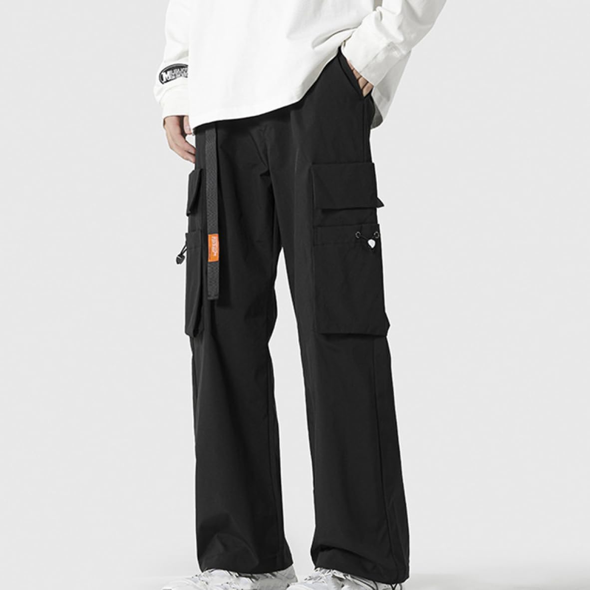 [lsjdln] カーゴパンツ メンズ チノパン ボトムス ズボン メンズパンツ かっこいい おしゃれ 作業服 ワークパンツ ゆった