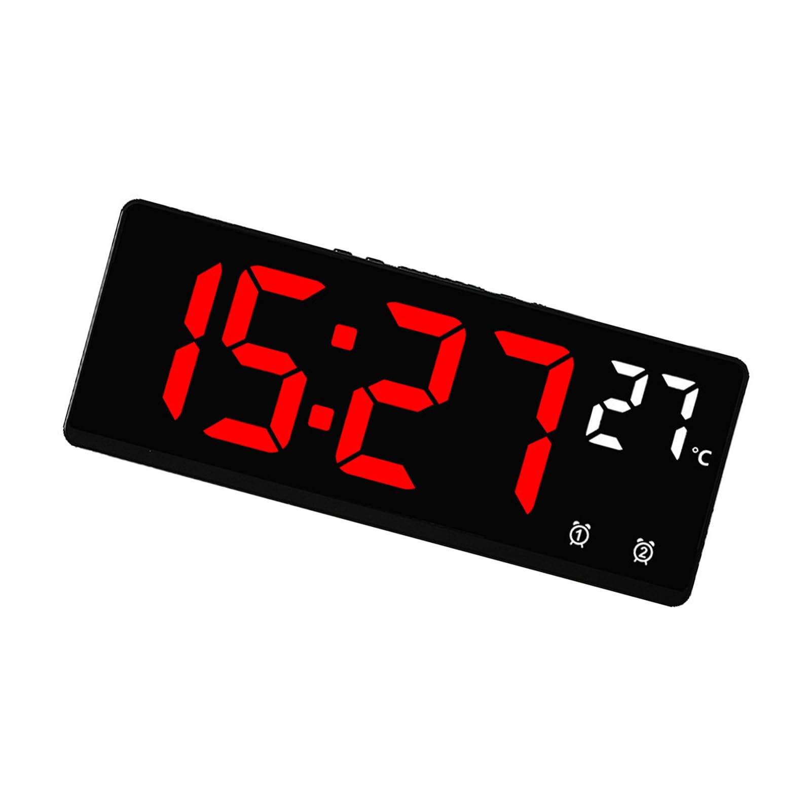 YROHGKPN Innovative Alarm Clock with Multiple Functions Including Temperature and Calendar for Home or Temperature Display Clock