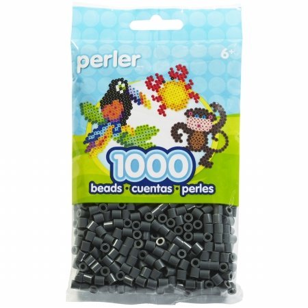 Perler Lot de 1000 perles Gris foncé