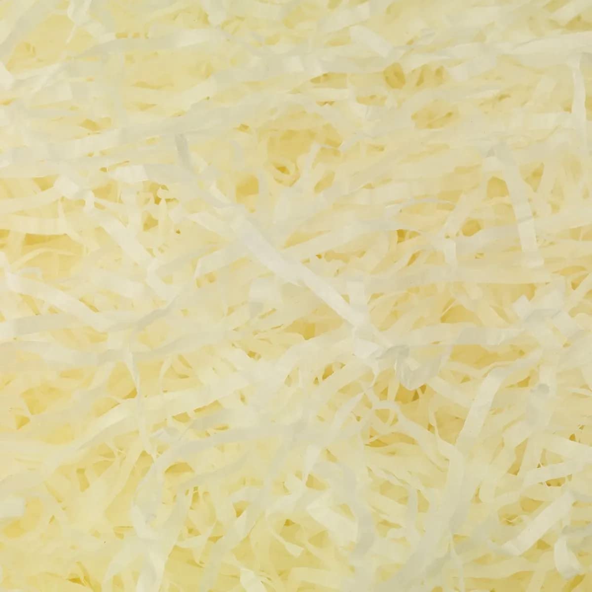Floralcraft 1KG Shredded Tissue Paper - Cream, Fine Cut Acid Free Soft Shredded Paper for Gift Box, Hamper Stuffing, Easter Basket Filling, DIY Gift Packaging - Image 2