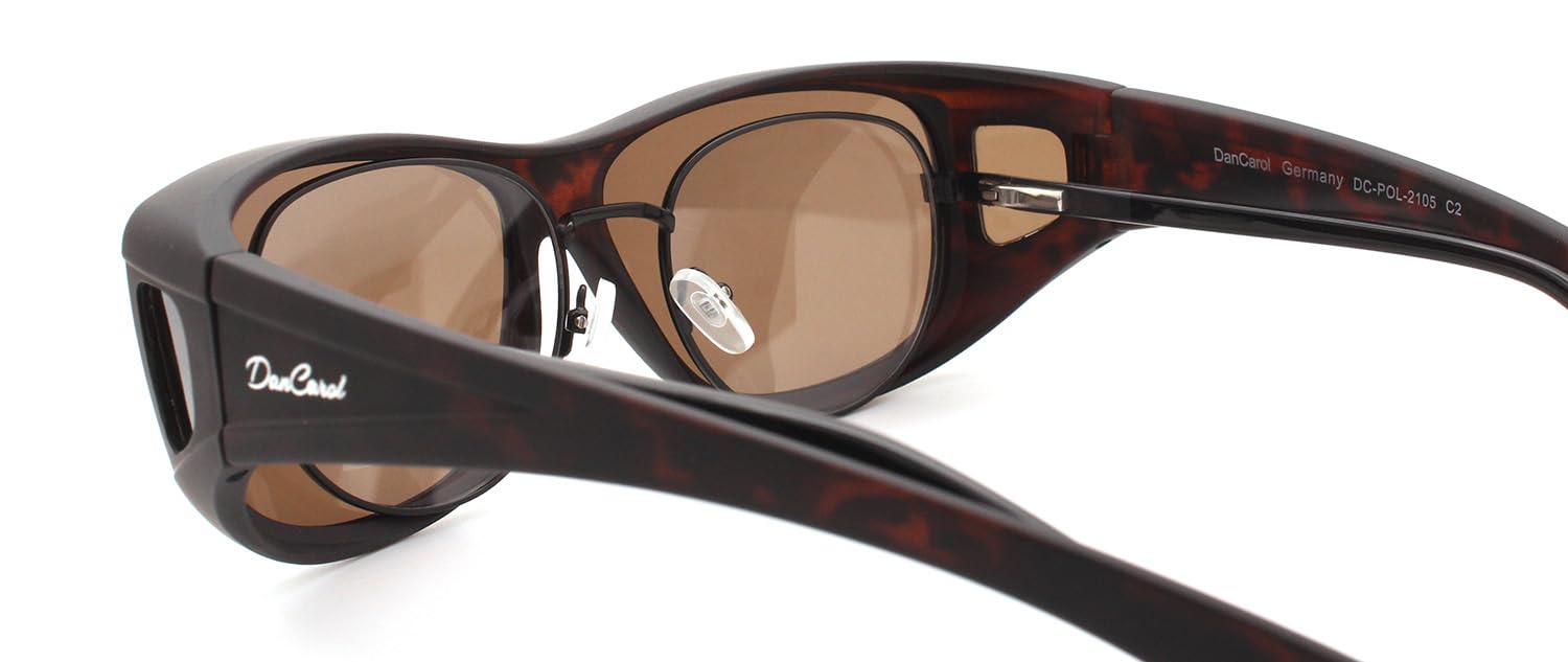 DanCarol DC-POL-2105 -C4 -B Mit Polariziert Gläser- Die Überbrille, ideal für Brillenträger