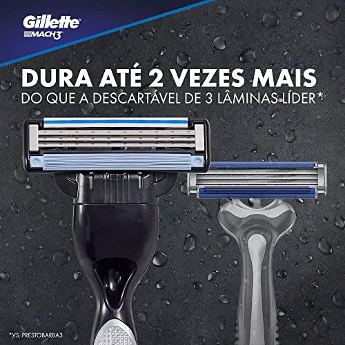 Gillette Carga Para Aparelho De Barbear Mach3 2 Unidades