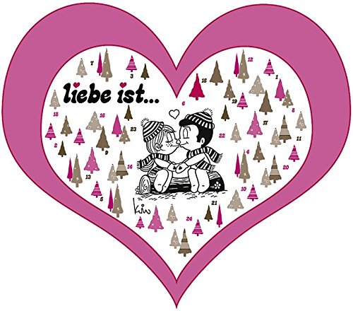 "liebe ist ..." Adventskalender mit 24 kleinen Liebesbotschaften "liebe ist ..." Adventskalender mit 24 kleinen Liebesbotschaften