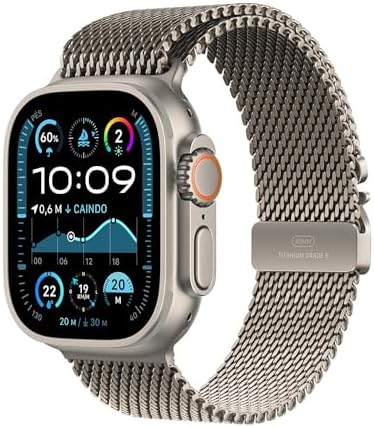 Apple Watch Ultra 2 GPS + Cellular • Caixa natural de titânio – 4...