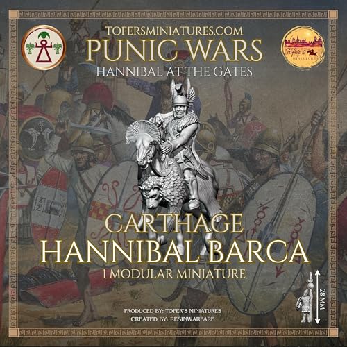 Miniatura Hannibal Barca 28 mm Tofer's Miniatures miniatura 2
