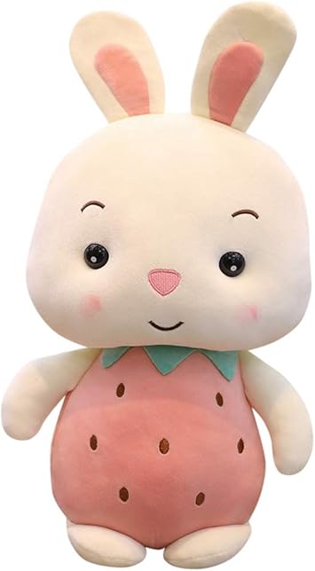 Amazon うさぎ いちご ぬいぐるみ 抱きまくら 動物 もちもち ふわふわ おもちゃ お誕生日プレゼント 子供へ 彼女彼氏へ 縫い包み バレンタインデー ホワイトデー クリスマス ギフト お祝い 飾り 23cm ぬいぐるみ おもちゃ