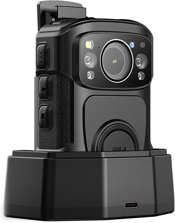 BOBLOV B4K5 256GB 4K Body Camera,3400mAh IP68 Waterproof GPS Police Body Cams for 11Hrs Video Record, Provide Charging Dock, Night Vision Video Camcorder for Personal, Guard Civilians(256GB) - Image 9