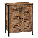 kommode rustikal weiß Mehr Stauraum: Dahinter Beistellschrank bietet eine 2 höhenverstellbare Regalebene viel Stauraum für all Ihre Geheimnisse, um Bücher, Handtücher, Geschirr, Toilettenartikel und andere Kleinigkeiten. Größe: 60 x 30 x 81 cm(L x B x H)