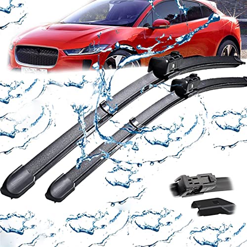 Essuie-glaces Jaguar I-Pace X590 sans traces ni grincements : Kit avant 26" + 20"