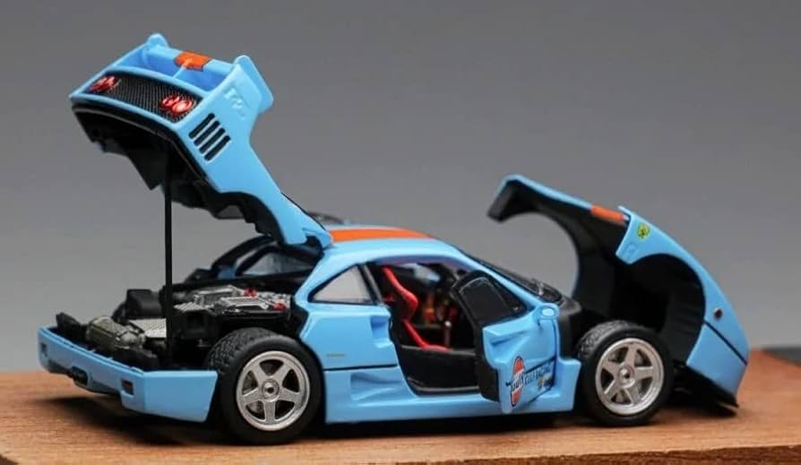 ミニカー PGM Ferrari F40 Gulf 1/64 Amazon | 1/64 PGM Ferrari F40 LM Gulf ガルフカラー フル開閉