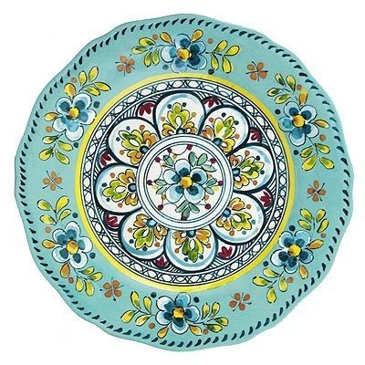 Le Cadeaux Madrid Turquoise - Dinner Plate - Set of 4