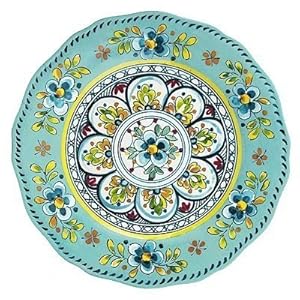 Le Cadeaux Madrid Turquoise – Dinner Plate – Set of 4