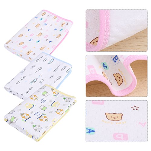 Reusable Changing Mat - , Soft Cotton Top with -Proof Backing, 20x27.5 Inch Portable Diaper Liner for Home Travel & Nursery - Image 4