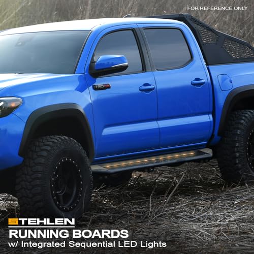 Estribos LED secuenciales para Chevy Silverado 2007-2018 miniatura 2