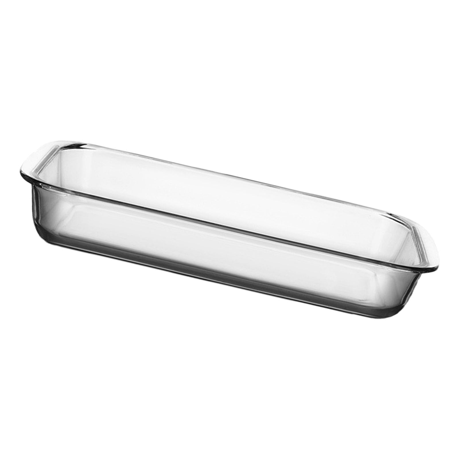 LUCKGONI Borosilicate Glass Rectangular Baking Microwave Oven Safe Clear Bakeware for Cooking Food Storage