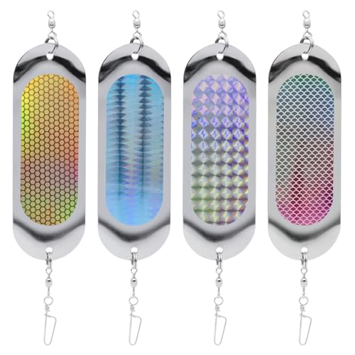 Kokanee Dodger Fishing Dodgers, 4.5 inch Kokanee Dodger Trolling Flashers,