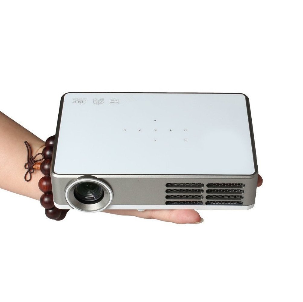 400 Lumens WXGA 1280x800 Resolution, Full HD 720p HDMI 3D-Ready Pocket DLP Projector