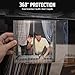 TAKMORK 7-Inch Vinyl Record Outer Sleeves - 3 Mil Thick Crystal Clear Protective Covers for 45 RPM Singles, Durable Polypropylene for Record Storage & Protection, 100pcs