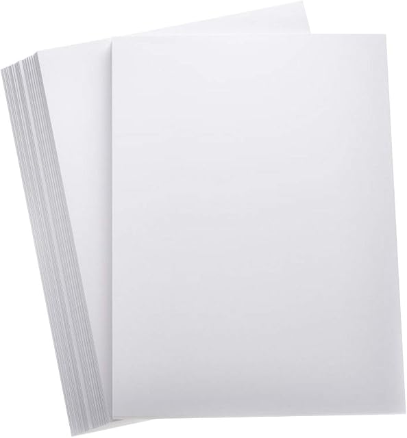 100 x Sheets A4 Premium Snow White Printer Craft Card Decoupage 160gsm