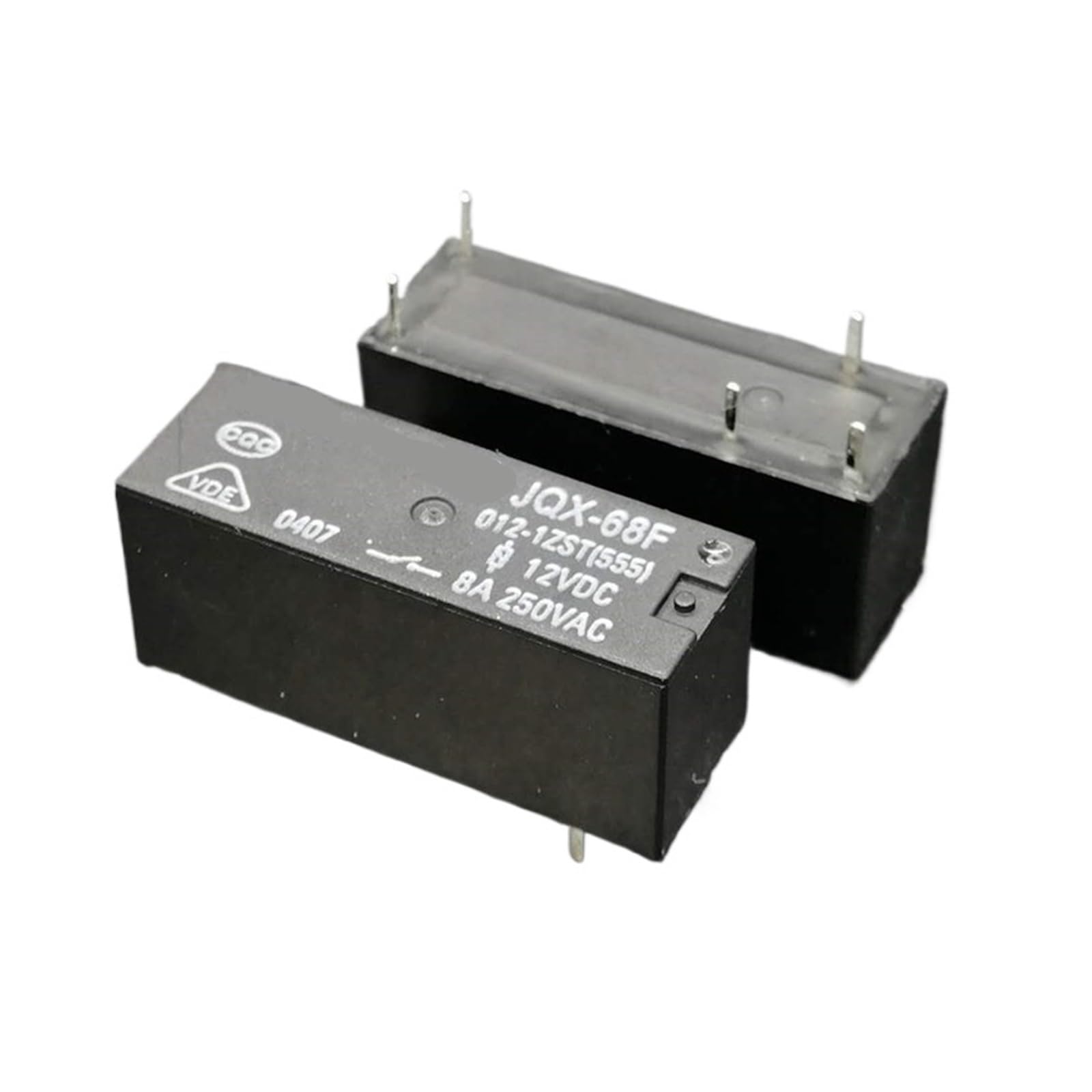 YLQUXEUV 10PCS relay JQX68F-012-1ZST JQX68F 012 1ZST 5PIN