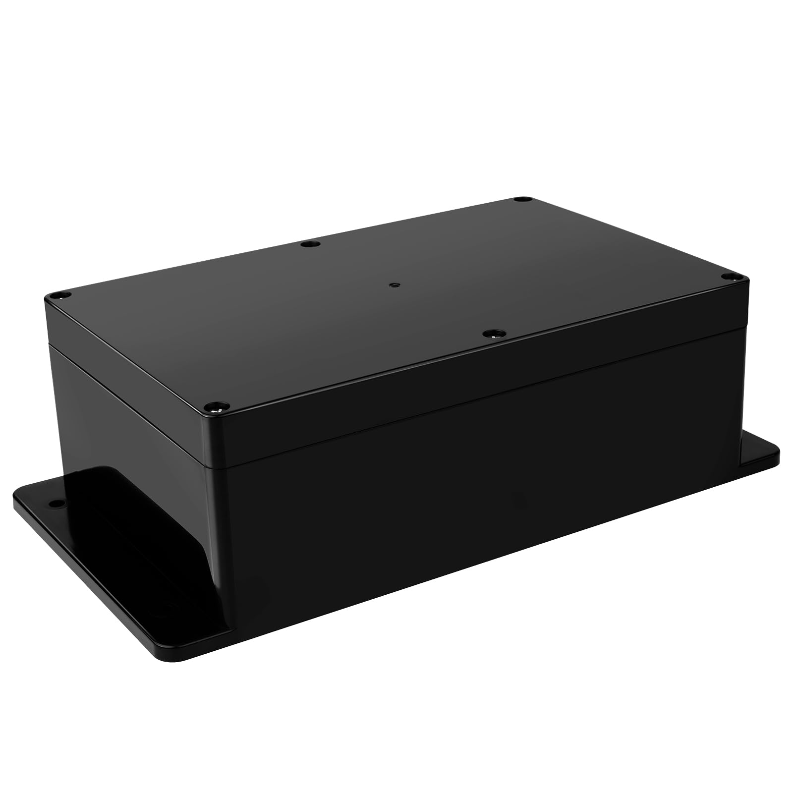 Project Box with Fixed Ear Therlan DIY IP65 Waterproof Junction Box ABS Universal Electronics Project Enclosure Black Project Boxes Dustproof Plastic Case Indoor Outdoor Connecting (230 * 150 * 85mm)