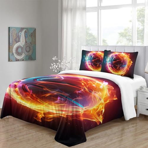 Housse de couette basketball pour lit double 200x200 cm avec 2 taies - 5