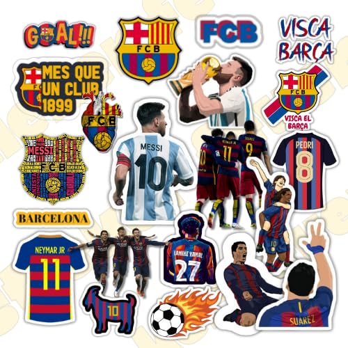 Image of Pack of 35 Random Visca Barca Stickers for Laptop /Mobile /Mobile /Journal /Diary /Guiatar etc. (Pack of 35) (Visca Barca)