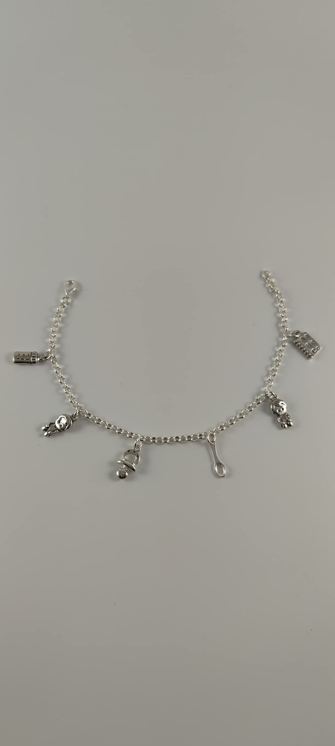 Genérico pulsera plata 1º ley mujer educadora infantil 20cm