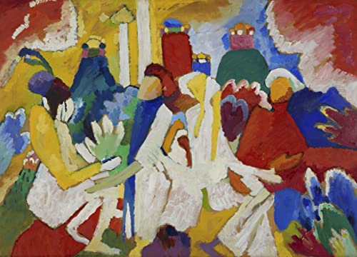 Image sur toile Kandinsky affiche impression grand format 60x90cm décoration murale maison