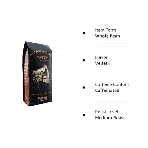 Miniatura 8 de Caffe Darte Velletri - Café entero tostado de madera 12 onzas